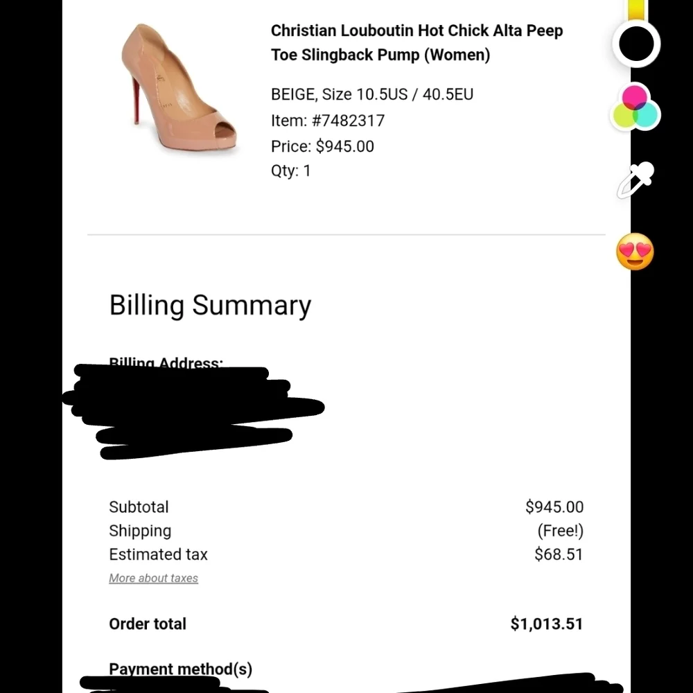 AUTHENTIC Christian Louboutin Hot Chick Alta 40.5w - Picture 10 of 10